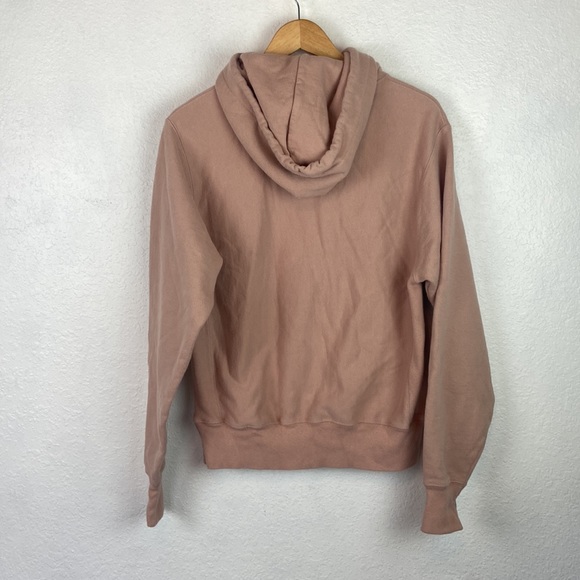 Champion Reverse Weave Hoodie Vintage Logo Dusty pink S - Picture 5 of 5